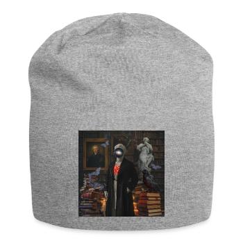 Supernatural Heart in the Library - Jersey Beanie - heather grey - Front