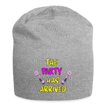 THE PARTY HAS ARRIVED, CAN GO MOUSE - Jersey Beanie - heather grey - Front
