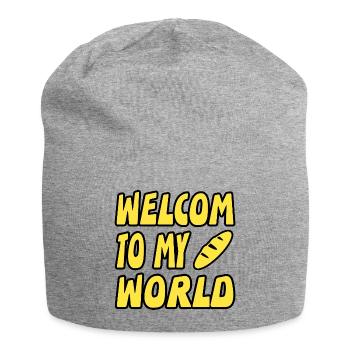 Baker - Jersey Beanie - heather grey - Front