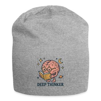 Deep Thinkers in the Star Empire - Jersey Beanie - heather grey - Front