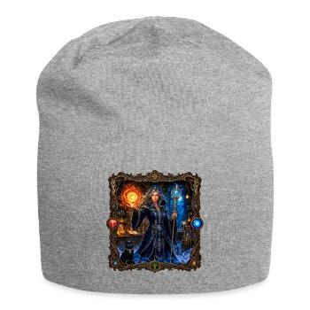 sorceress - Jersey Beanie - heather grey - Front