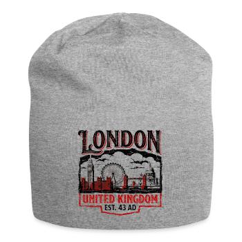 London United Kingdom Est 43 AD - Jersey Beanie - heather grey - Front
