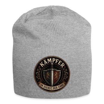 Kämpfer – Im Dienst der Ehre - Jersey-Beanie - Grau meliert - Vorne