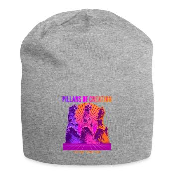 SÄULEN DER SCHÖPFUNG - Space M16 Adlernebel - Jersey-Beanie - Grau meliert - Vorne