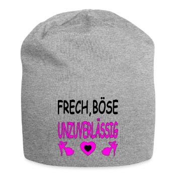 High Heels - Jersey-Beanie - Grau meliert - Vorne