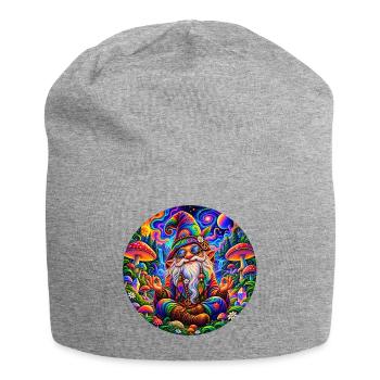 Zwerg - Jersey-Beanie - Grau meliert - Vorne