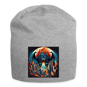Gorilla Apokalypse - Jersey-Beanie - Grau meliert - Vorne