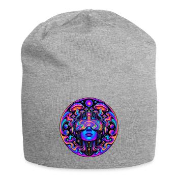 Cyberpunk - Jersey-Beanie - Grau meliert - Vorne