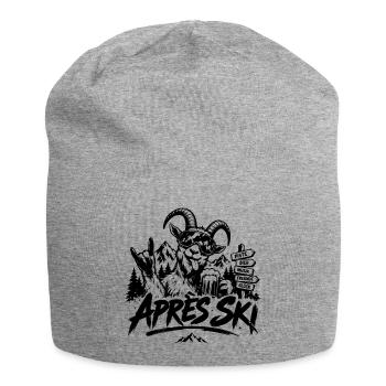Après-Ski-Fans, Skifahrer & Snowboarder - Jersey-Beanie - Grau meliert - Vorne
