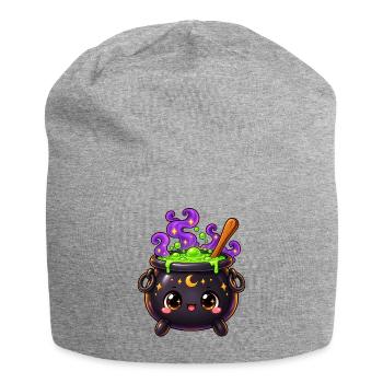 Mondstaub-Magieglas - Jersey-Beanie - Grau meliert - Vorne