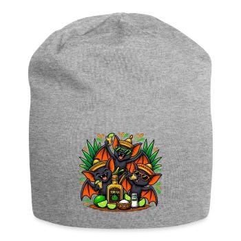 Tequila Fledermaus Fiesta - Jersey-Beanie - Grau meliert - Vorne