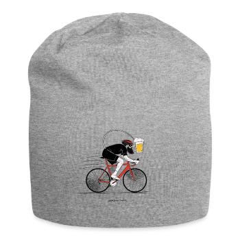 Perpetuum mobile - Jersey-Beanie - Grau meliert - Vorne