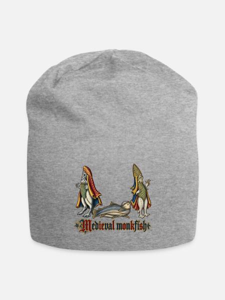 Mittelalterlicher Seeteufel - Jersey-Beanie - Grau meliert