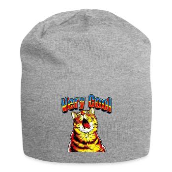 Very Cool Schreiende Katze Meme Pop Art - Jersey-Beanie - Grau meliert - Vorne