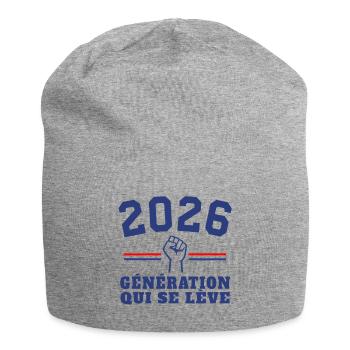 Aufstieg der Generation 2026 - Jersey-Beanie - Grau meliert - Vorne