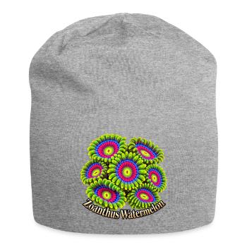 Zoanthus-Wassermelone - Jersey-Beanie - Grau meliert - Vorne