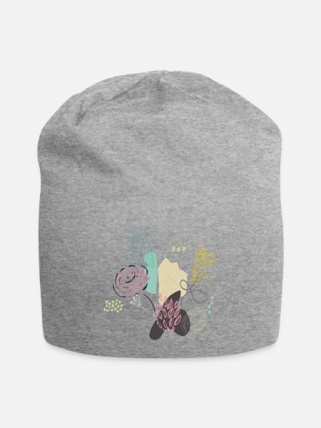 Fantasie Ornament - Jersey-Beanie - Grau meliert