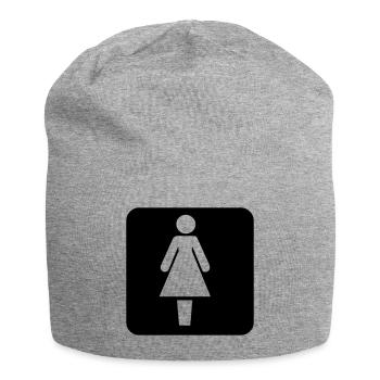 Woman - Jersey Beanie - heather grey - Front