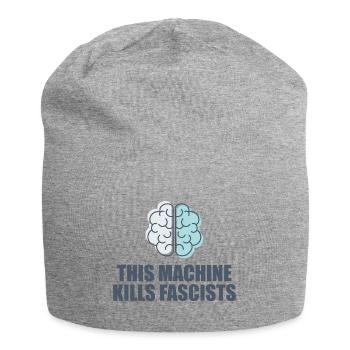 This Machine Kills Fascists - Jersey Beanie - heather grey - Front