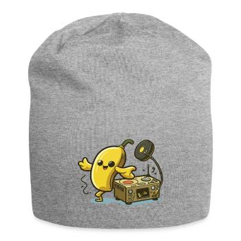 Banana Beats - Jersey Beanie - heather grey - Front