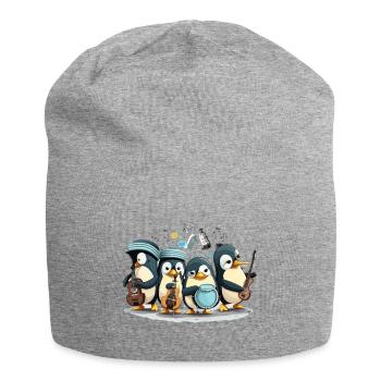 The Penguin Band - Jersey Beanie - heather grey - Front