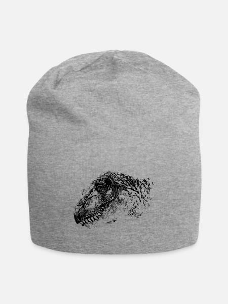 T-Rex - Jersey-Beanie - Grau meliert