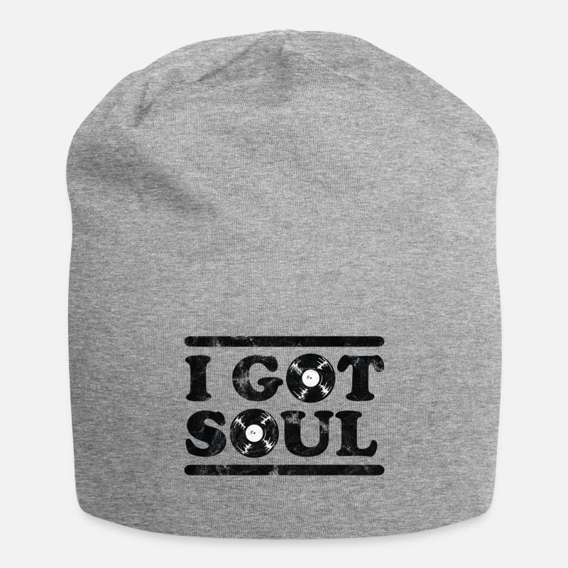 I got Soul - Jersey-Beanie - Grau meliert