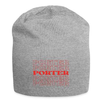 Page du porteur de bagages Porter Bellman - Bonnet en jersey - gris chiné - Devant