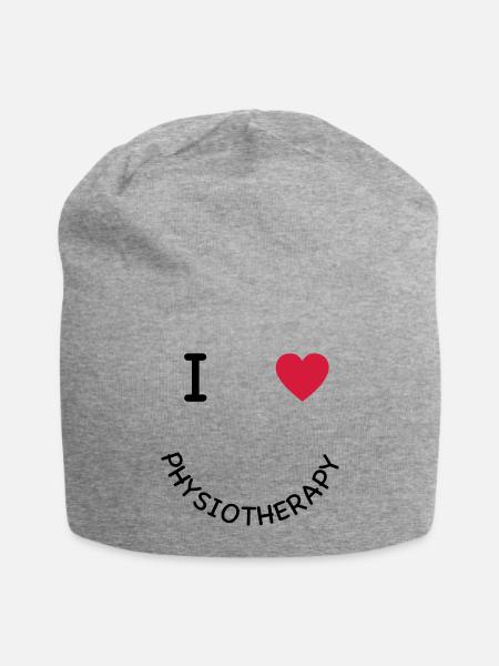 Physiotherapie - Jersey-Beanie - Grau meliert