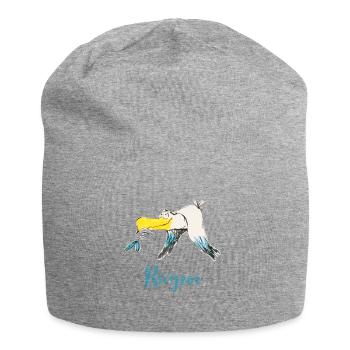 Rügen Möwe - Jersey-Beanie - Grau meliert - Vorne