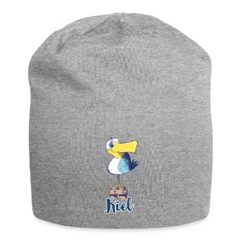 Freche Kiel Möwe - Jersey-Beanie - Grau meliert - Vorne