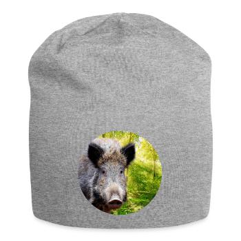 Chasse Chasseur Sanglier DEer Chasse - Bonnet en jersey - gris chiné - Devant