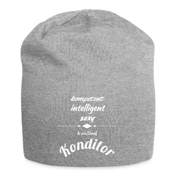 Konditor - Jersey-Beanie - Grau meliert - Vorne
