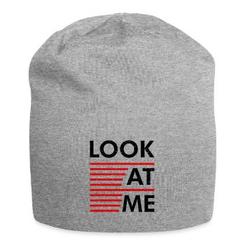 Statement Look At Me - Jersey Beanie - heather grey - Front