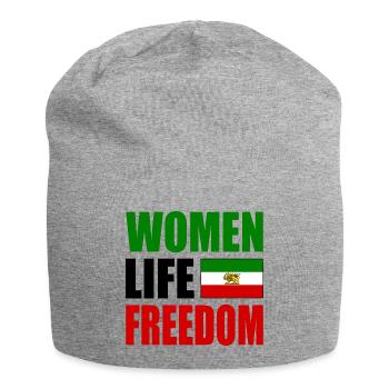 Women life freedom - Bonnet en jersey - gris chiné - Devant