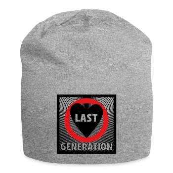 Last Generation - Pride in Climate Protection - Jersey Beanie - heather grey - Front