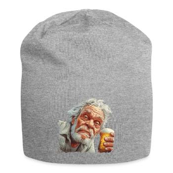 Beer Drinker Outfit Father's Day Men's Night - Jersey Beanie - heather grey - Front