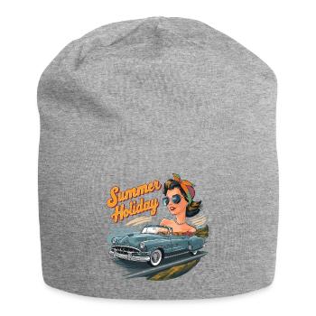 Vacances Cabrio Ride Lifestyle Années 1950 1960 - Bonnet en jersey - gris chiné - Devant