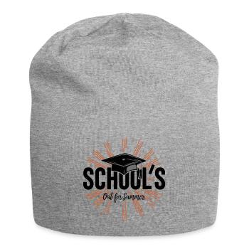 Schulabschluss School`s Out For Summer - Jersey Beanie - heather grey - Front