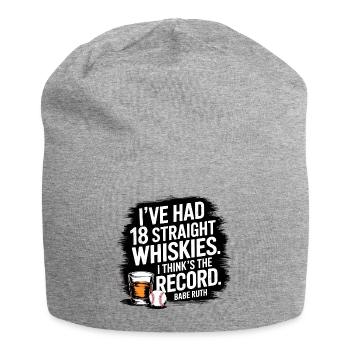 Baseball Babe Ruth Saying Sports Quote - Jersey Beanie - heather grey - Front