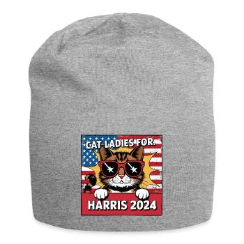 Cat Ladies For Kamala Harris 2024 USA Amerika - Jersey-Beanie - Grau meliert - Vorne