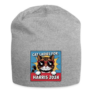 Cat Ladies For Kamala Harris 2024 USA Amerika - Jersey-Beanie - Grau meliert - Vorne