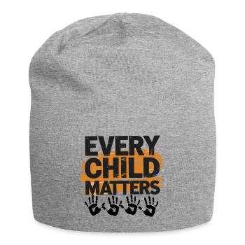 Every Child Matters World Children's Day - Jersey Beanie - heather grey - Front