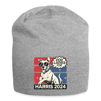 Chien Dames Pour Kamala Harris 2024 États-Unis Amérique - Bonnet en jersey - gris chiné - Devant