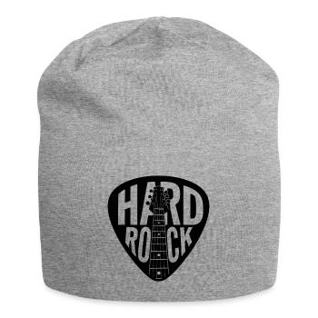 Hard Rock Guitar Pick - Jersey Beanie - heather grey - Front