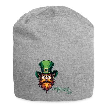 Leprechaun St. Patrick’s Day - Irish Happiness - Bonnet en jersey - gris chiné - Devant