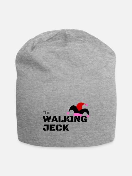 JECK JEAH - Jersey-Beanie - Grau meliert
