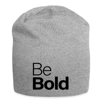 Be Bold - Jersey Beanie - heather grey - Front