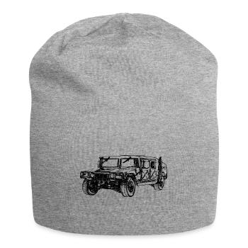 Hummer Humvee - Bonnet en jersey - gris chiné - Devant