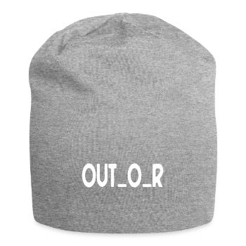 Outdoor - Jersey-Beanie - Grau meliert - Vorne